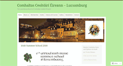 Desktop Screenshot of comhaltas.lu